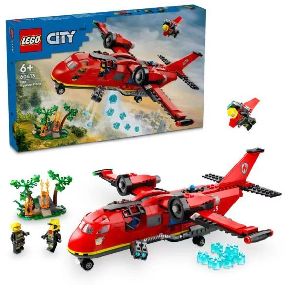 LEGO® City. Strażacki samolot ratunkowy 60413 - tantis.pl