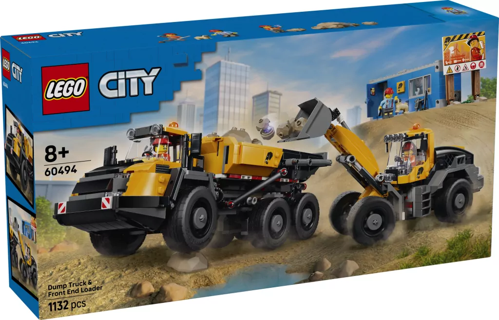 LEGO® Wywrotka i ładowarka czołowa 60494 - tantis.pl