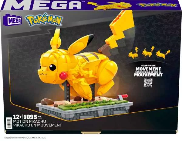 MEGA Pikachu Kolekcjonerski Pokemon do zbudowania - tantis.pl