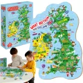 Puzzle 100. Mapa Wielkiej Brytanii i Irlandii - tantis.pl