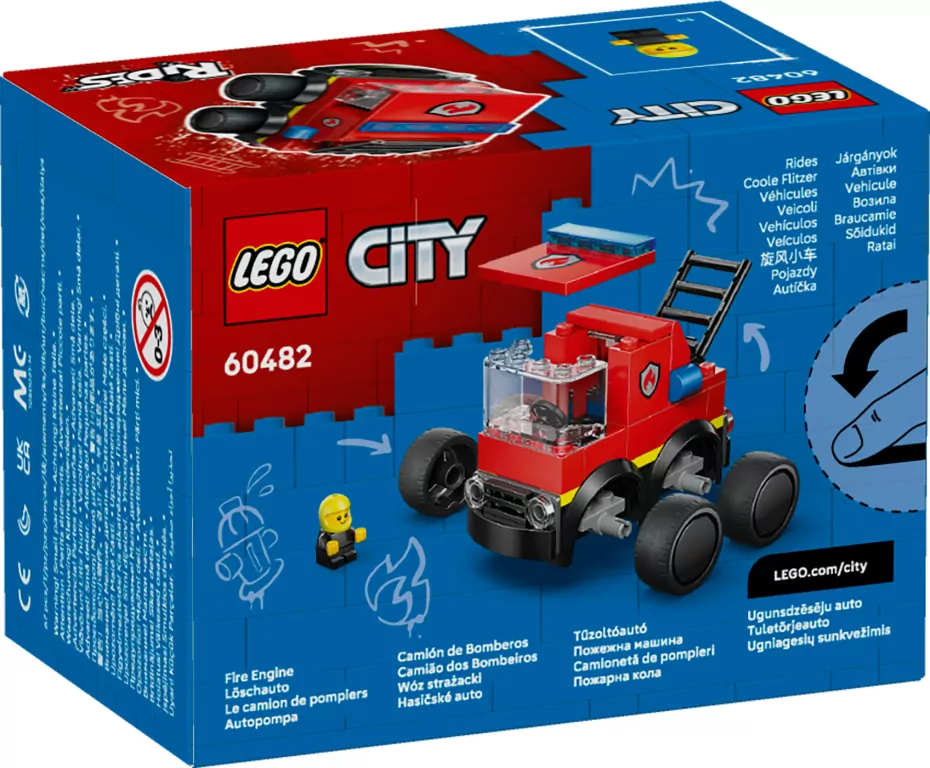 LEGO® City. Wóz strażacki 60482 - tantis.pl