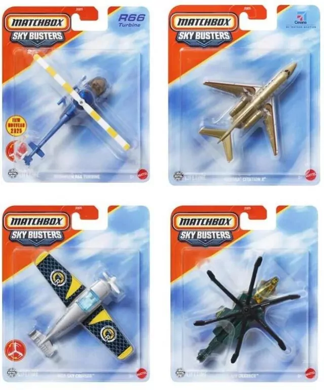 Matchbox Skybusters Samolot mix - tantis.pl