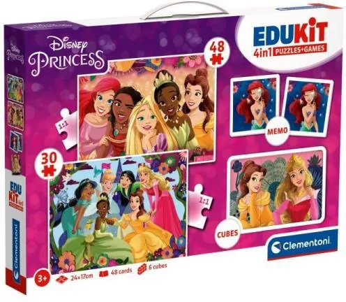 Edukit 4w1. Księżniczki Disneya. 18297 - tantis.pl