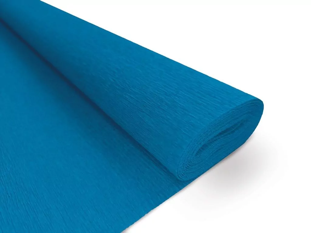 Krepina Premium Interdruk 200x50 cm nr 114 turkusowa - tantis.pl