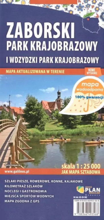 Mapa turyst. - Zaborski Park Krajobrazowy 1:25 000 - tantis.pl