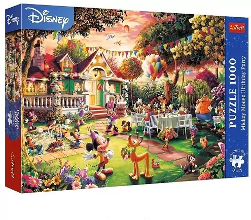 Puzzle 1000 Przyjęcie Myszki Mickey TREFL - tantis.pl