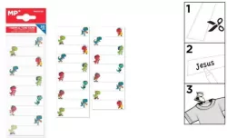 Naprasowanka do podpisywania ubrań Dinozaury