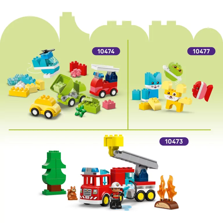 LEGO® Duplo.  Maszyny budowlane 3w1 10475 - tantis.pl