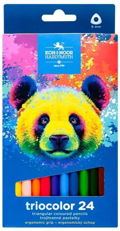 Kredki Triocolor. Niedźwiedź, 24 kolory - tantis.pl