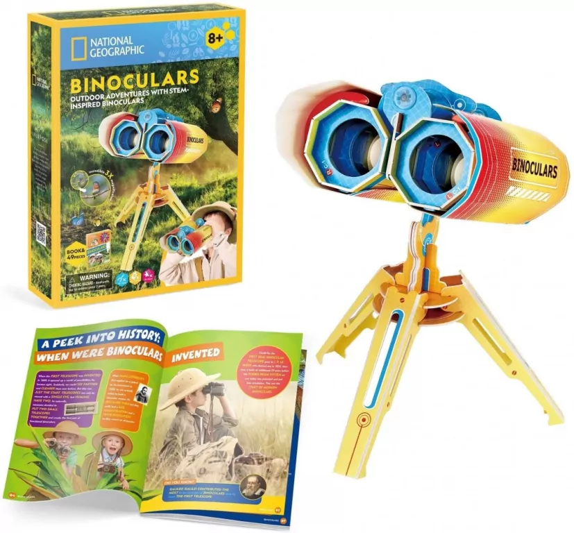Cubic Fun. Puzzle 3D. National Geographic. Lornetka - tantis.pl