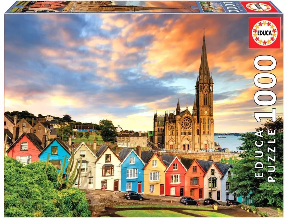 Puzzle 1000. Katedra św. Kolmana, Cobh, Irlan G3 - tantis.pl