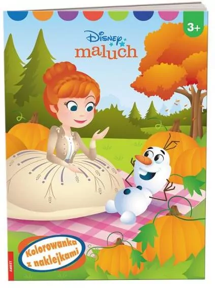 Disney Maluch. Kolorowanka z naklejkami - tantis.pl