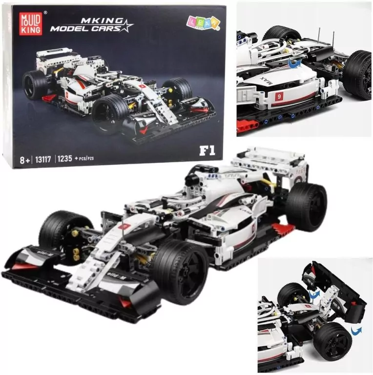 Klocki konstrukcyjne Wyścigówka F1 1235el - tantis.pl