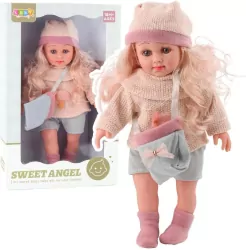Lalka Sweet Angel w sweterku z torebeczką 36cm