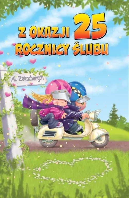 Karnet okolicznościowy Rocznica Ślubu 25 - tantis.pl