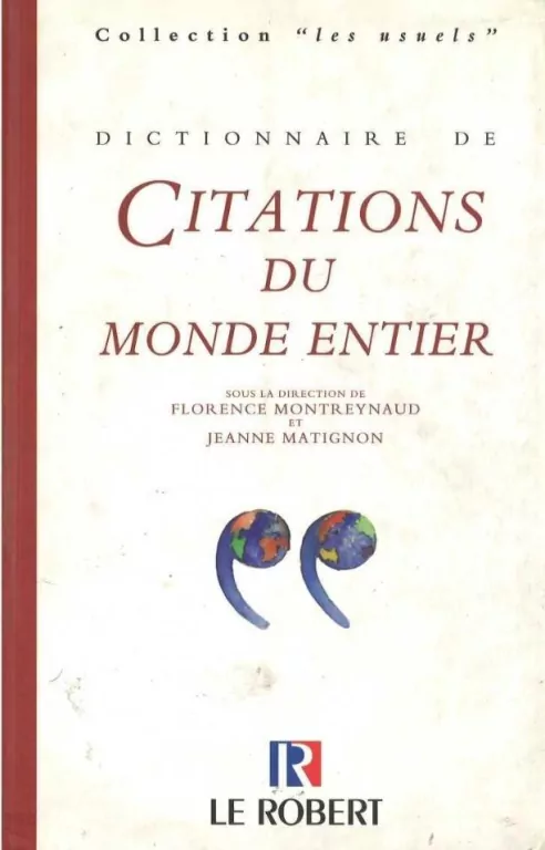 Dictionnaire usuels de citations du monde entier - tantis.pl
