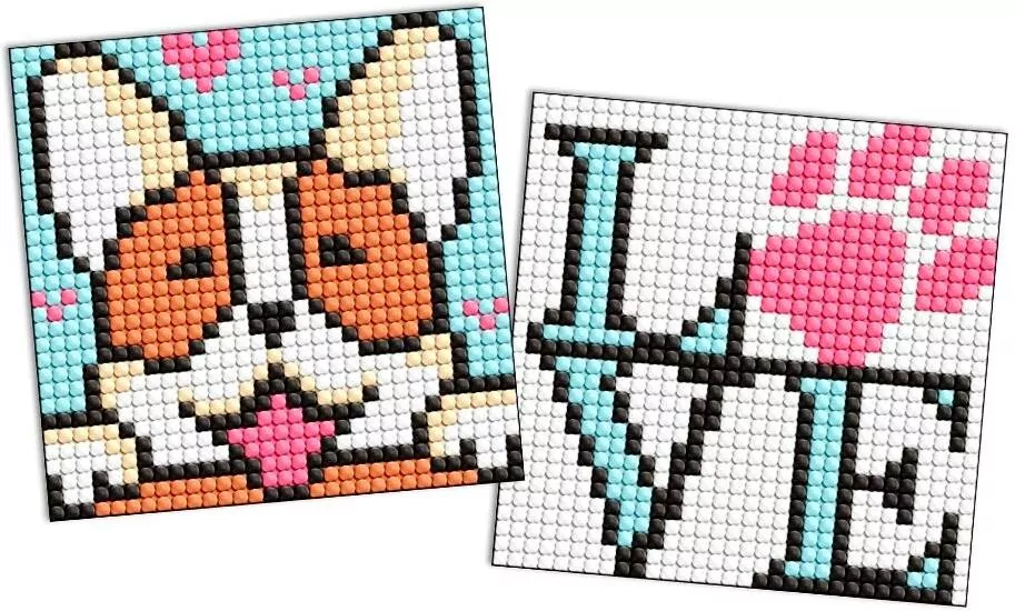 Diamentowa mozaika Kids naklejka - Uroczy.. 9x9cm - tantis.pl
