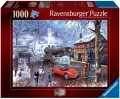 Puzzle 1000 Zimowy dworzec - tantis.pl