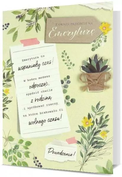 Karnet B6 Emerytura - tantis.pl