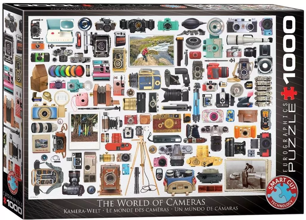Puzzle 1000 World of Cameras 6000-5627 - tantis.pl