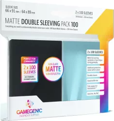 Matte Double Sleeving Pack (66x91 mm/64x89 mm) 2x100  sztuk