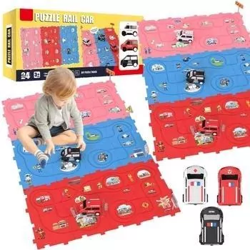 Puzzle tor przeszkód ambulans straż - tantis.pl