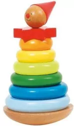 Goki. Drewniana wieża do układania Peppo