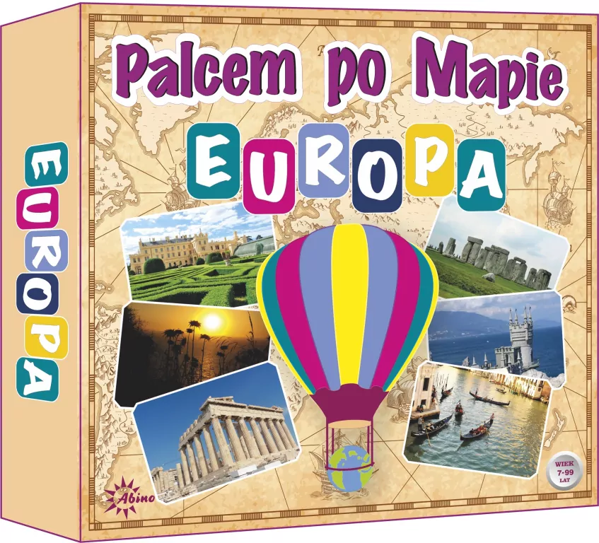 Palcem po mapie Europa ABINO - tantis.pl
