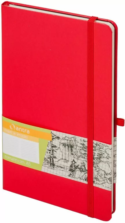 Czerwony notes A5 - tantis.pl