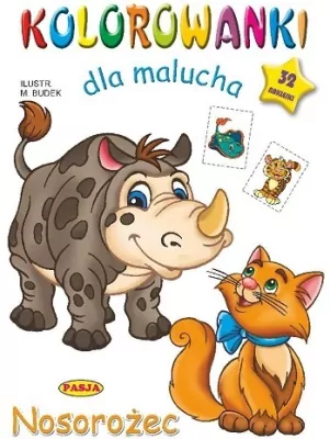 Nosorożec. Kolorowanka dla malucha