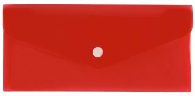 Teczka koperta DL satyna czerwona - tantis.pl