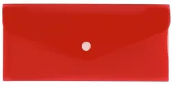 Teczka koperta DL satyna czerwona