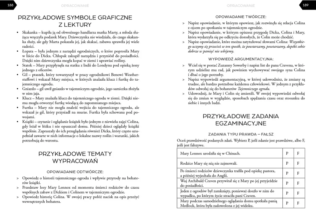 Tajemniczy ogród. Lektury z opracowaniem - tantis.pl