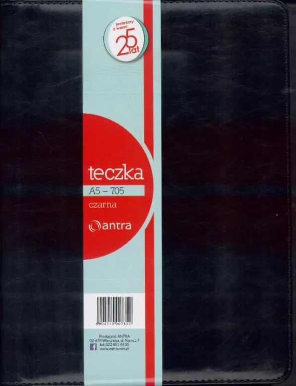 Teczka A5 705 czarna ANTRA - tantis.pl