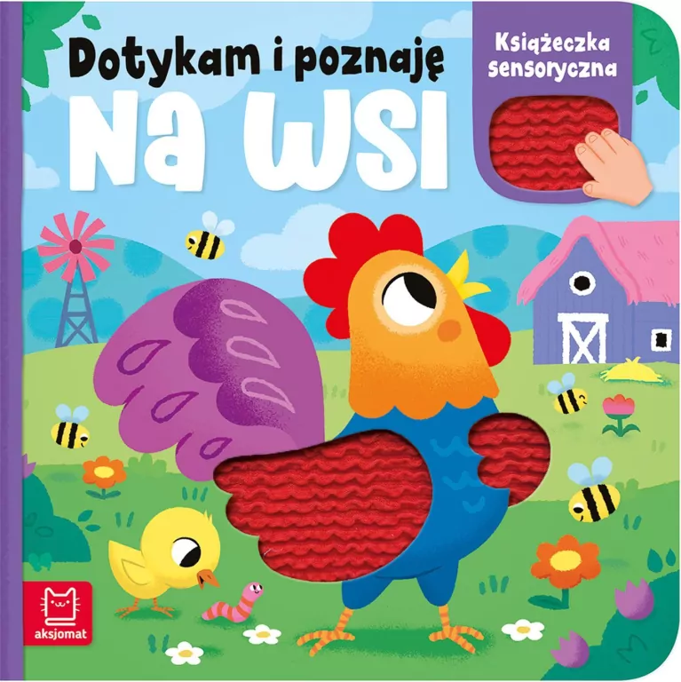Dotykam i poznaję. Na wsi. Książeczka sensoryczna - tantis.pl