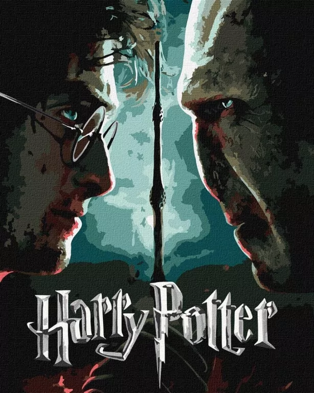 Malowanie po numerach - Harry i Voldemort metal - tantis.pl