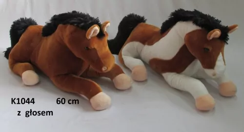 Koń z głosem 60cm MIX