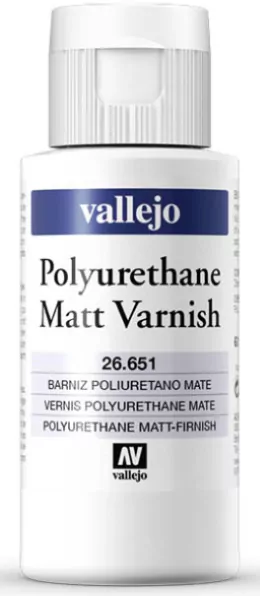 Vallejo: 26.651 - Matt Polyurethane Varnish (60 ml) - tantis.pl
