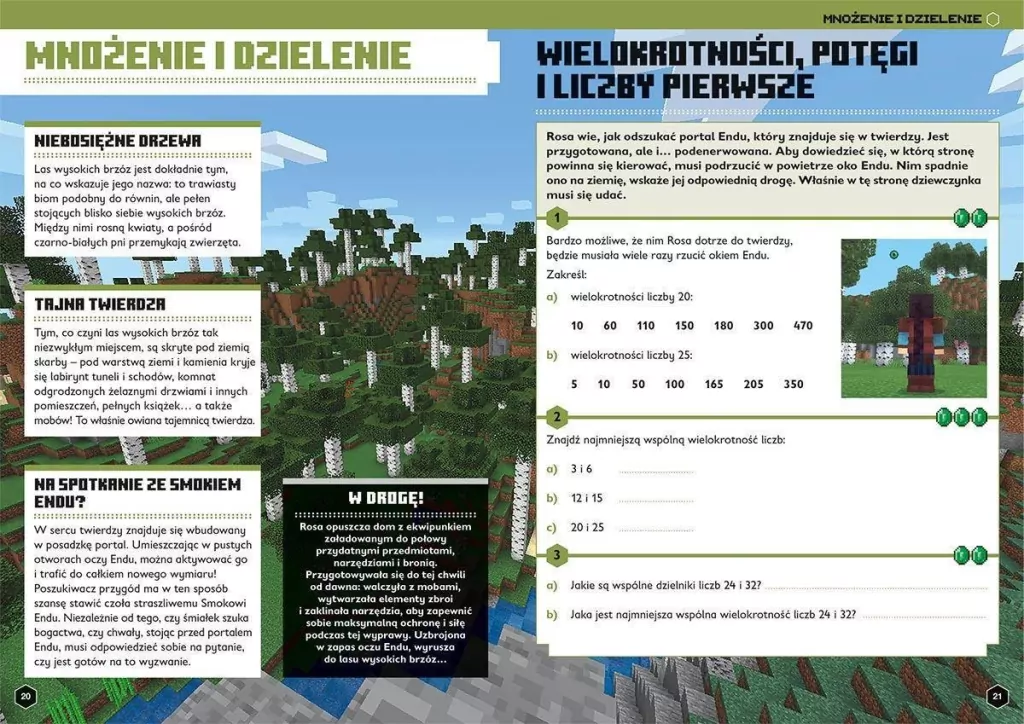 Minecraft. Matematyka. Megazadania. 12+ - tantis.pl