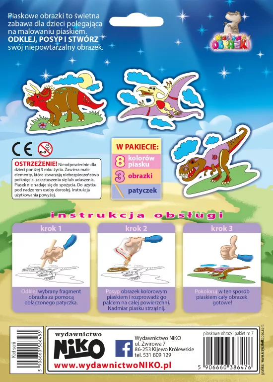 Piaskowe obrazki. Pakiet 7 - tantis.pl