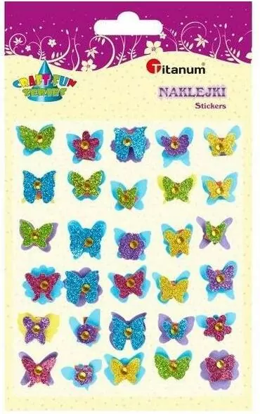 Naklejki papierowe 3D motylki mix - tantis.pl