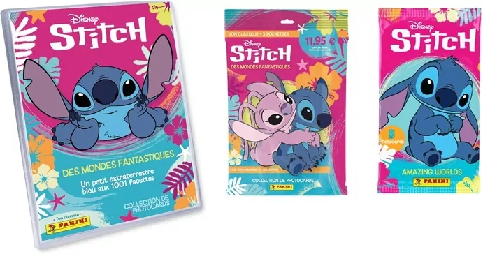 Album kolekcjonera na karty Stitch + 2 saszetki - tantis.pl