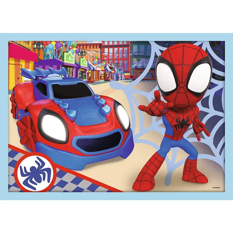 Ekipa Spidey'a . Puzzle 4w1 - tantis.pl