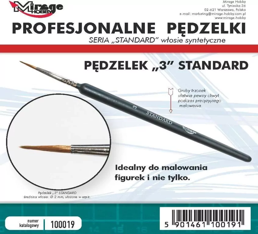 Pędzelek standard 3 - tantis.pl