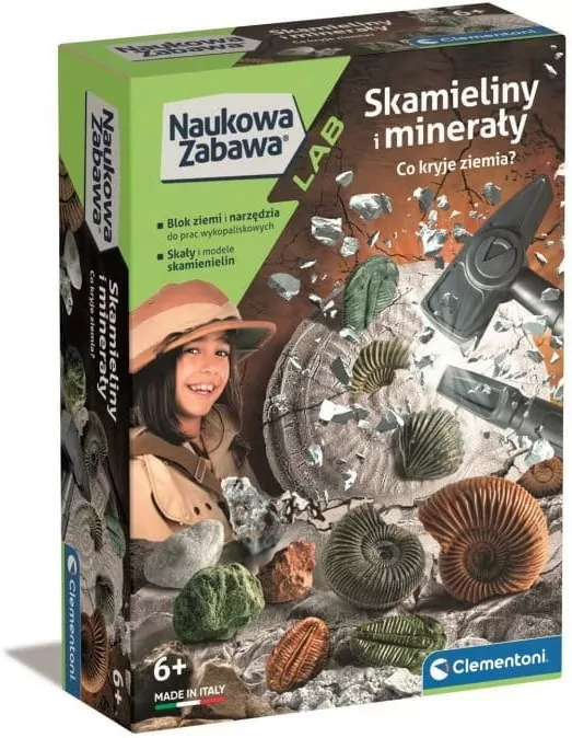 Naukowa zabawa. Skamieliny i minerały - tantis.pl