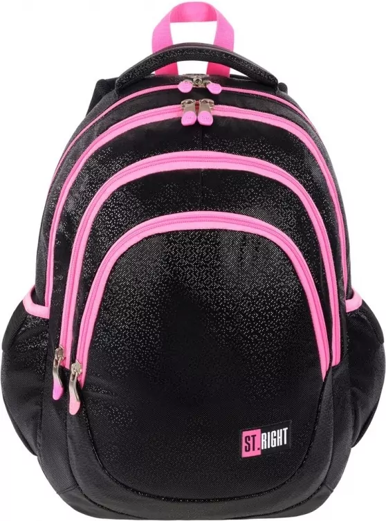Plecak 4-komorowy Black Glitter - tantis.pl