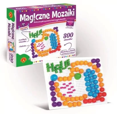 Magiczne mozaiki. Kreatywność i edukacja. 300 el.
