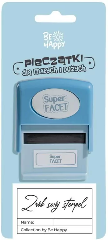 Pieczątka z napisem - Super Facet - tantis.pl