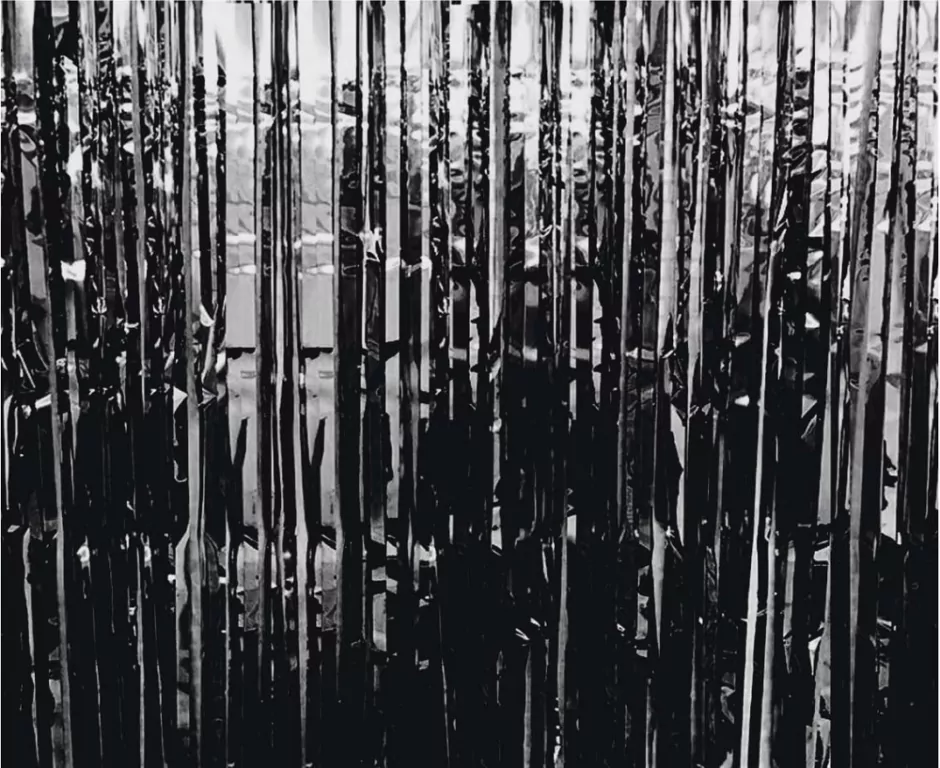 Kurtyna dekoracyjna B&C czarna 90x240cm - tantis.pl