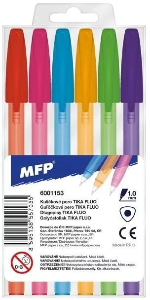 Długopis Fluo. 6 kolorów - tantis.pl